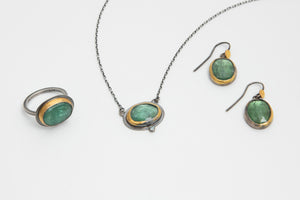 Green Kyanite Earrings, Necklace, or Ring - Austin Titus