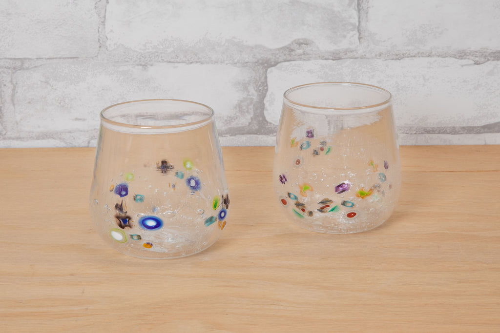 Murrine Stemless Wine Glass