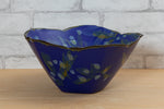 Blue Petal Edge Bowl - Butterfield Pottery