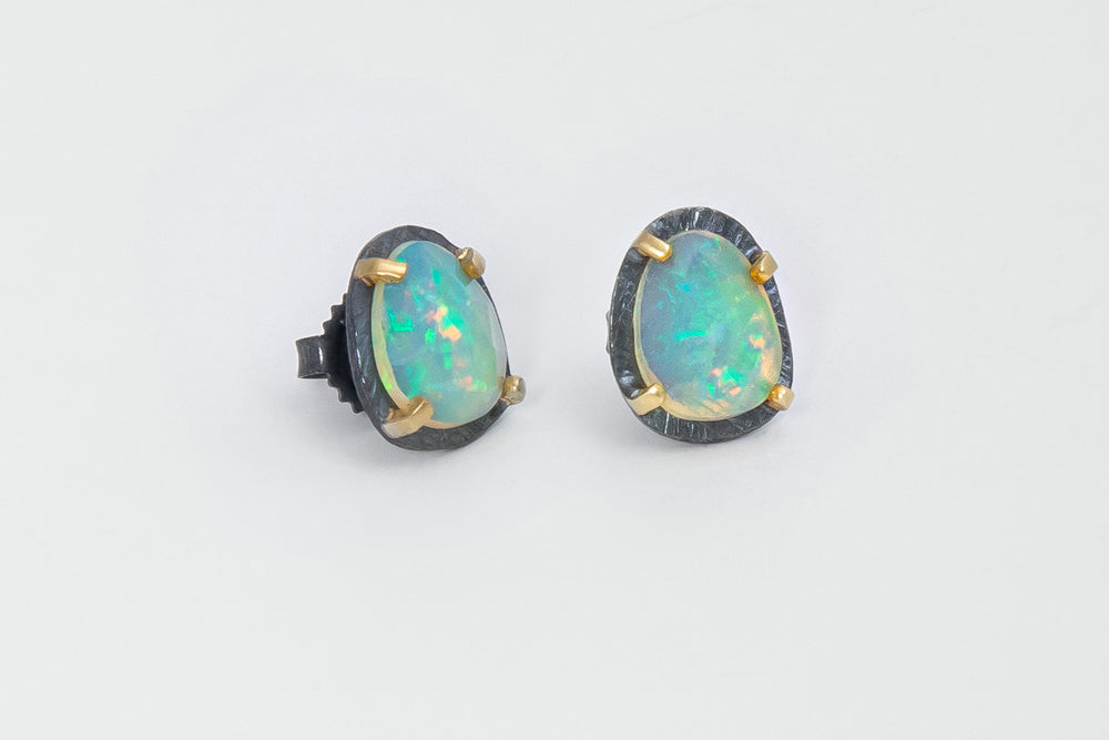 Opal Earrings - Heather Guidero
