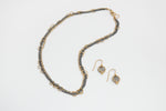 Mixed Metal Chain Necklace & Earrings - Austin Titus