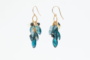 Kyanite & Opal Earrings - Calliope