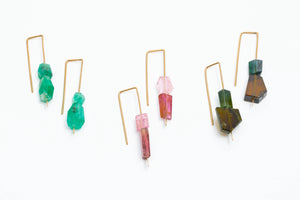 Modern Faceted Earrings - Christine Fail