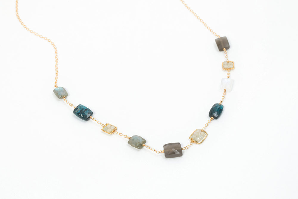 L' Heure Bleu Bracelet, Necklace, & Earrings - Michelle Pressler