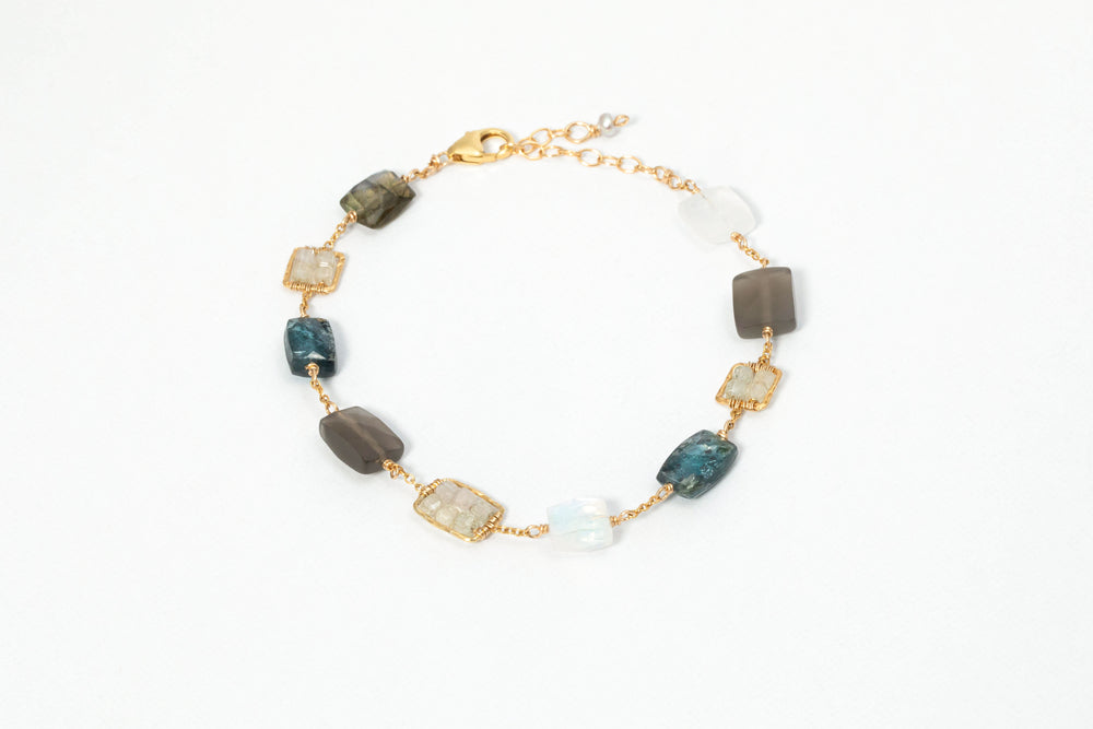 L' Heure Bleu Bracelet, Necklace, & Earrings - Michelle Pressler