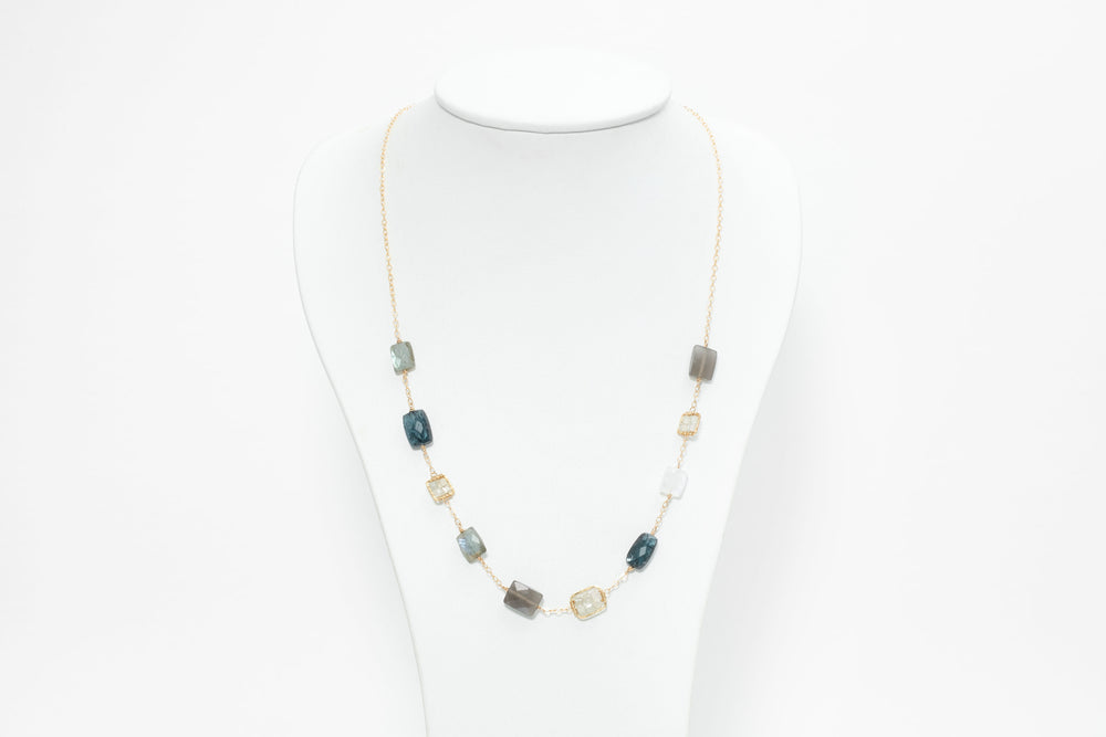 L' Heure Bleu Bracelet, Necklace, & Earrings - Michelle Pressler