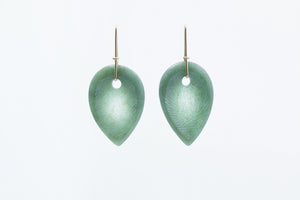 Carved Jade Earrings - Peter Schilling