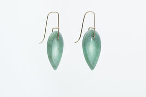 Carved Jade Earrings - Peter Schilling