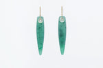 Carved Jade & Shell Earrings - Peter Schilling