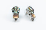 Carved Flower Earrings - Amy Kahn Russell