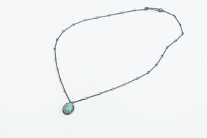 Rose Cut Prong Necklace - Heather Guidero