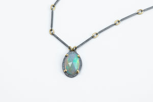Rose Cut Prong Necklace - Heather Guidero