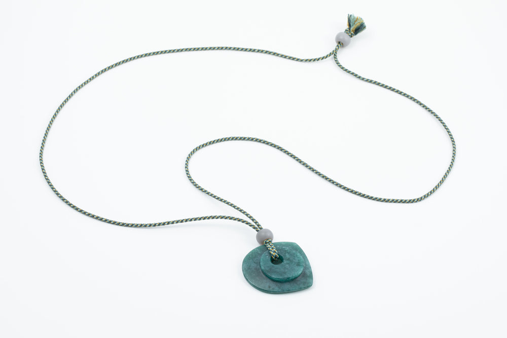 Carved Jade Necklace - Peter Schilling