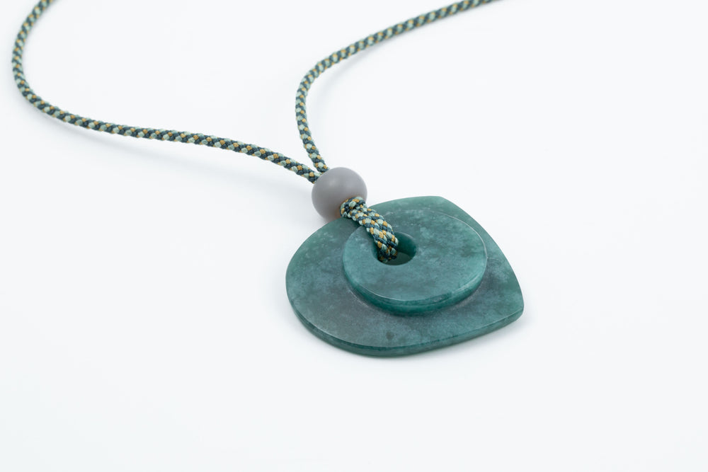 Carved Jade Necklace - Peter Schilling