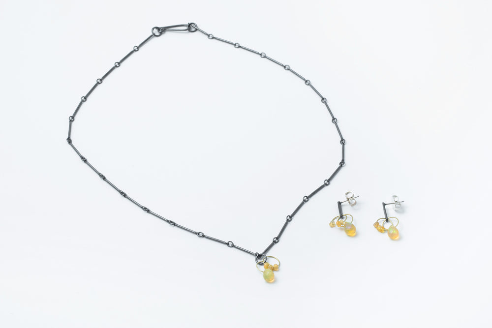 Tangle Earrings & Necklace - Heather Guidero