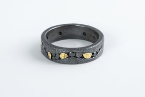 Oxidized Silver Band - Rona Fisher