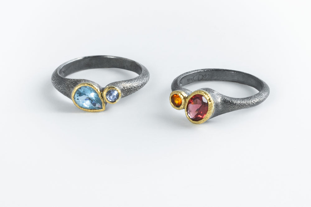 Duo Signet Rings - Rona Fisher