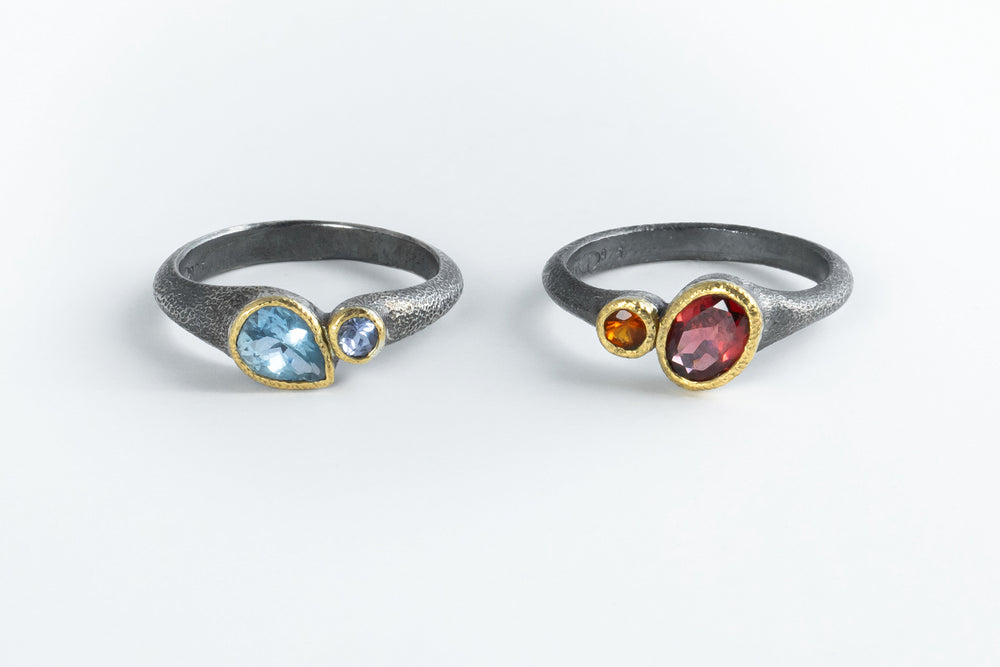 Duo Signet Rings - Rona Fisher