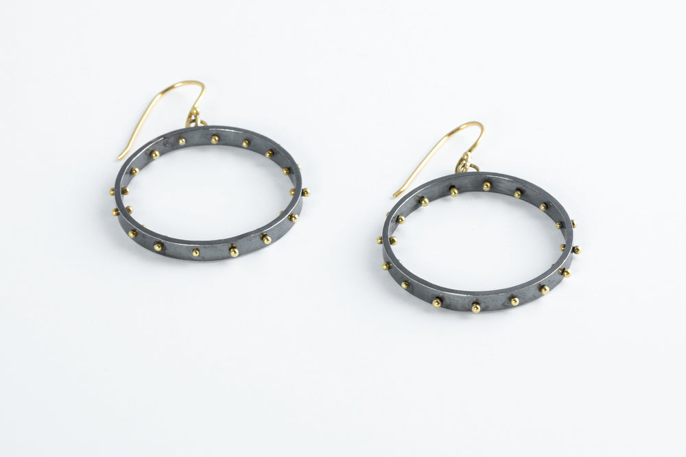 Dot Hoop Earrings - Nikki Nation