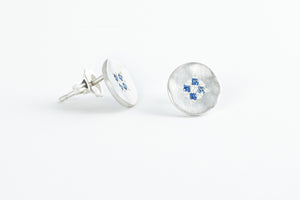 Sapphire Four Star Wave Earrings - Adel Chefridi