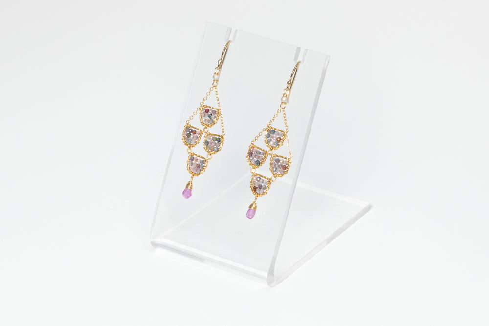 Spinel Earrings & Necklace - Michelle Pressler