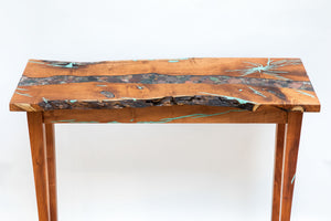 Mesquite Console Table - Treestump Woodcrafts - IN STORE PICKUP ONLY