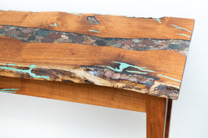 Mesquite Console Table - Treestump Woodcrafts - IN STORE PICKUP ONLY