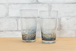 Silver Leaf Glasses - Hot Glass Alley