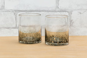 Silver Leaf Glasses - Hot Glass Alley