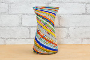 Joseph's Coat of Many Colors Vases - Fritz Glass