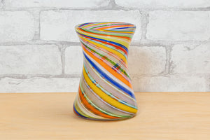 Joseph's Coat of Many Colors Vases - Fritz Glass