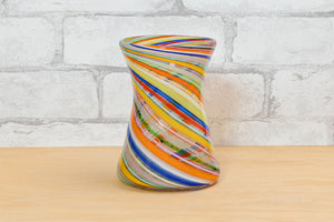 Joseph's Coat of Many Colors Vases - Fritz Glass