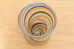 Joseph's Coat of Many Colors Vases - Fritz Glass