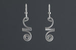 Sterling Swoop Earrings - Ted Walker