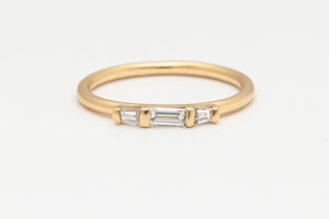 Tapered Baguette Diamond Ring - Mark Lisota