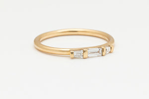 Tapered Baguette Diamond Ring - Mark Lisota
