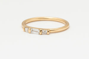 Tapered Baguette Diamond Ring - Mark Lisota