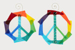 Fused Glass Peace Signs - Haywire Art