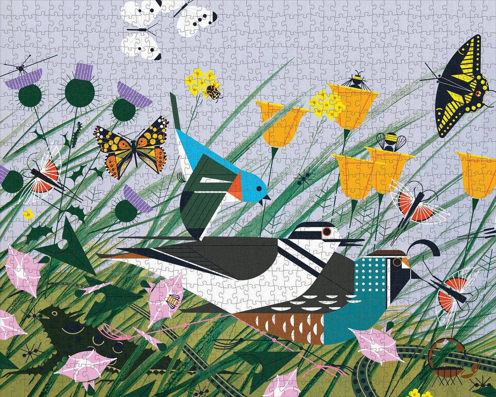 Charley Harper:  Once There Was a Field Puzzle