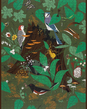 Charley Harper: Woodland Wonders Puzzle