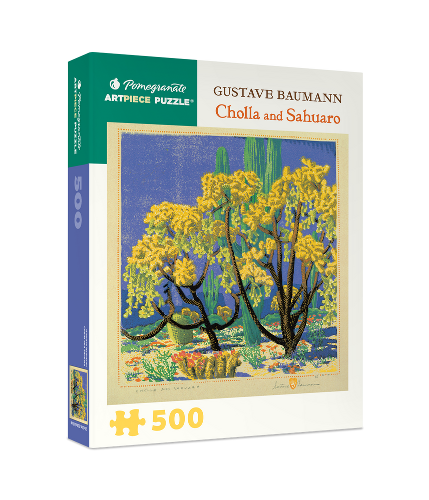
            
                Load image into Gallery viewer, Cholla and Sahuaro Gustave Baumann Puzzle
            
        