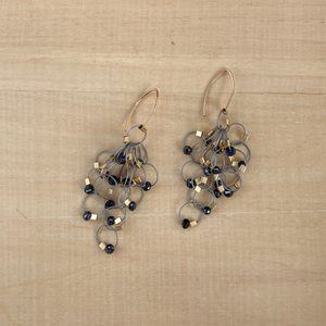 Spinel Cluster Earrings & Necklace - Meghan Patrice Riley