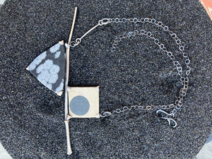 Snowflake Obsidian Necklace - Terri Logan Studio