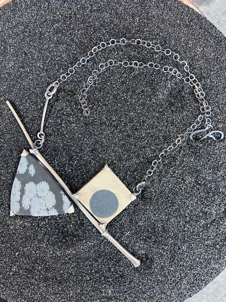 Snowflake Obsidian Necklace - Terri Logan Studio