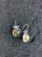 Crackle Agate Earrings - Terri Logan Studio