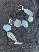 Blue Lace Agate & Quartz Bracelet - Terri Logan Studio