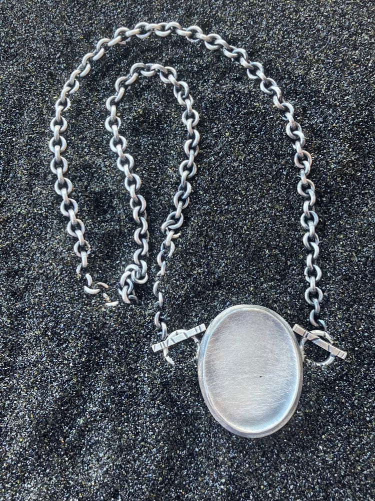 Sterling Hollow Form Choker Necklace - Terri Logan Studio