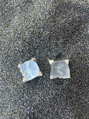 Quartz Post Earrings - Terri Logan Studio