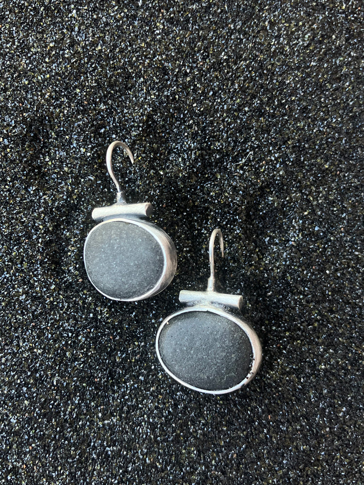 Small Basalt Earrings - Terri Logan Studio