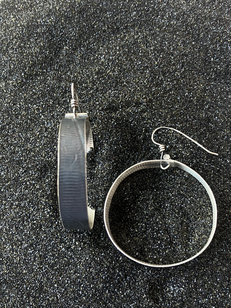Textured Hoop Earrings - Terri Logan Studio